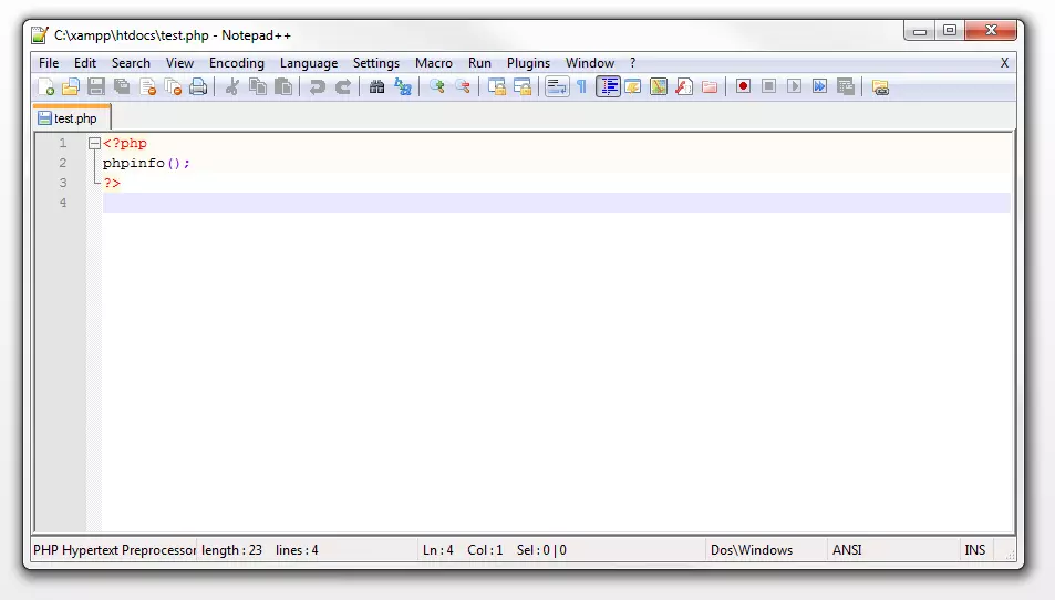 Bild: PHP code in text editor