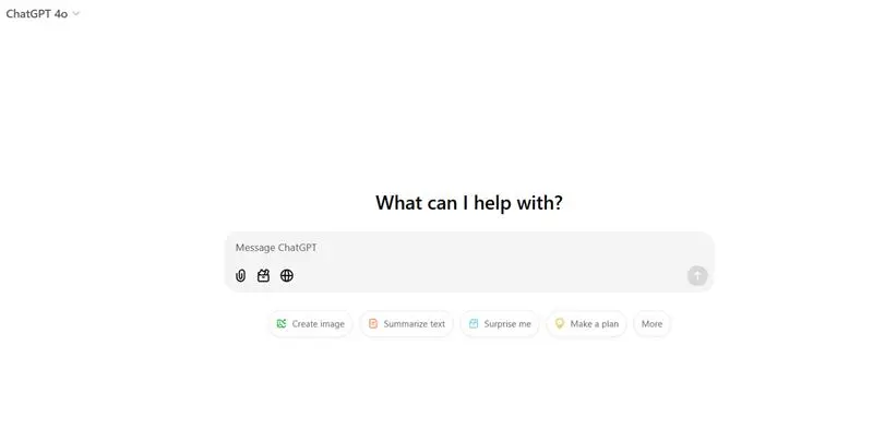 Screenshot of ChatGPT’s user interface Bild: Screenshot of ChatGPT’s user interface