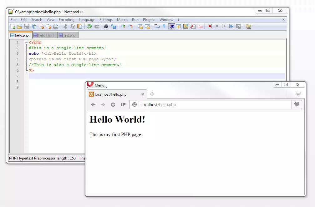 Bild: Single-line comments