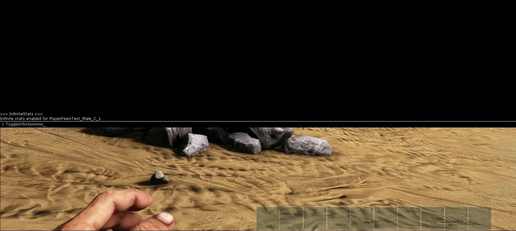 Inmatningskonsolen för fusk i ARK: Survival Evolved Bild: Inmatningskonsolen för fusk i ARK: Survival Evolved