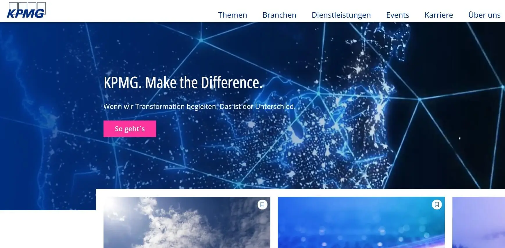 KPMG:s hemsida Bild: KPMG:s hemsida