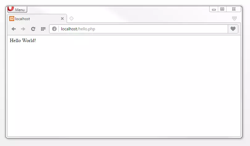 Bild: Text output with language construct echo