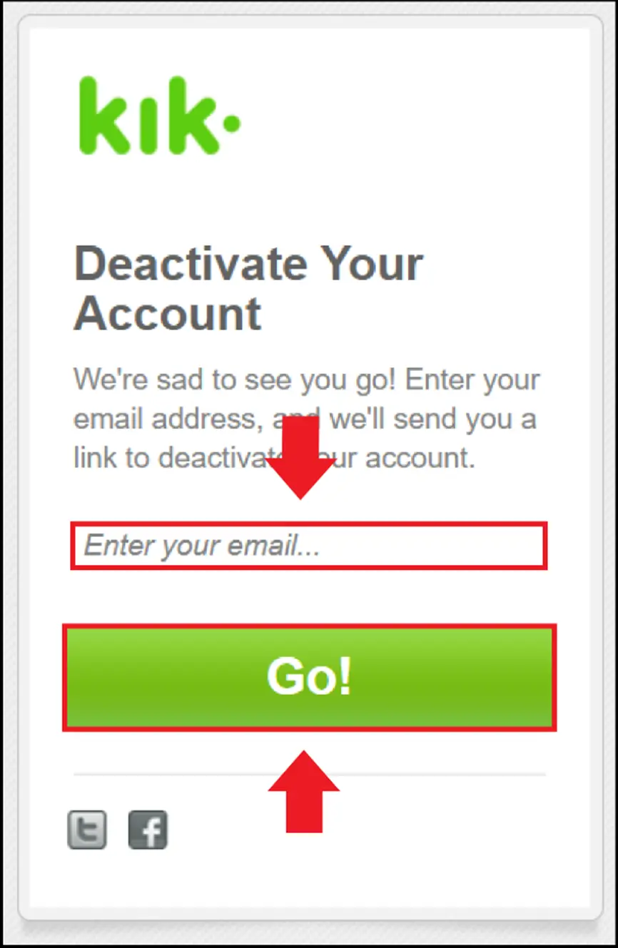 Bild: Enter your registered email address and click ‘Go!’.