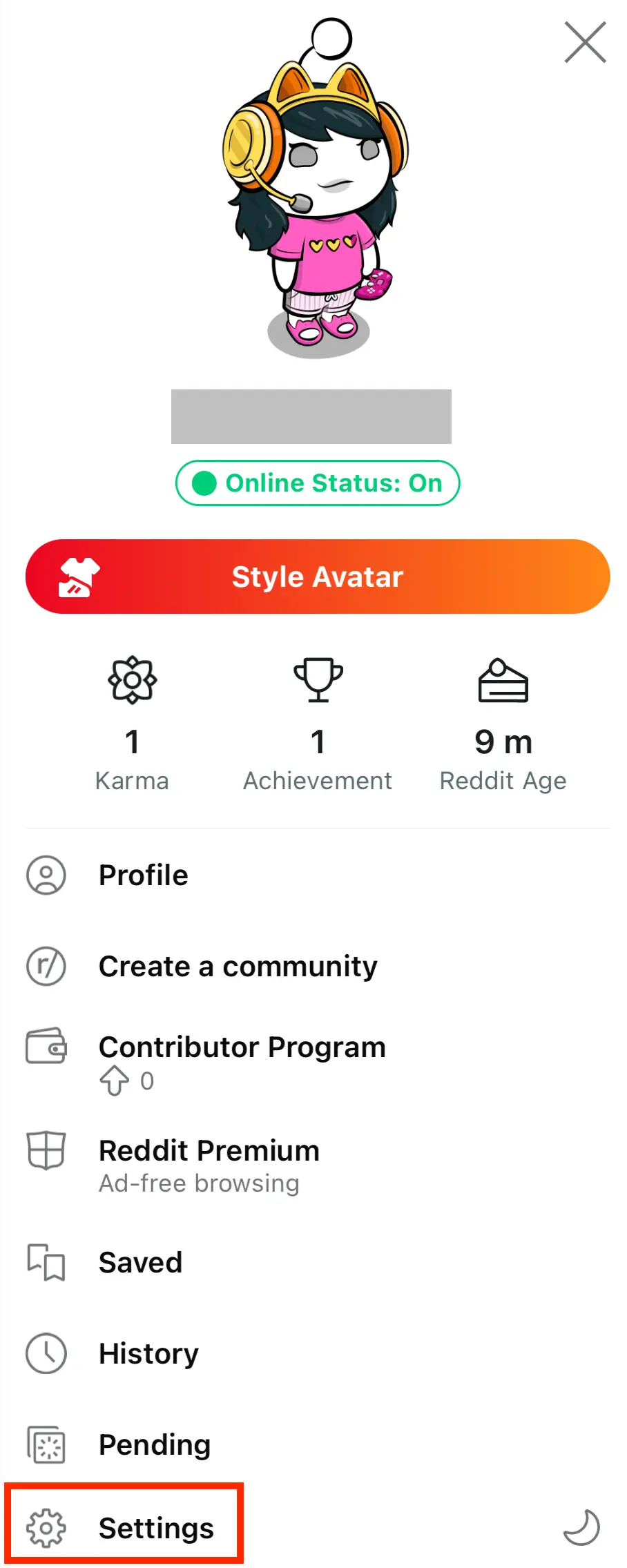 Bild: Open app settings