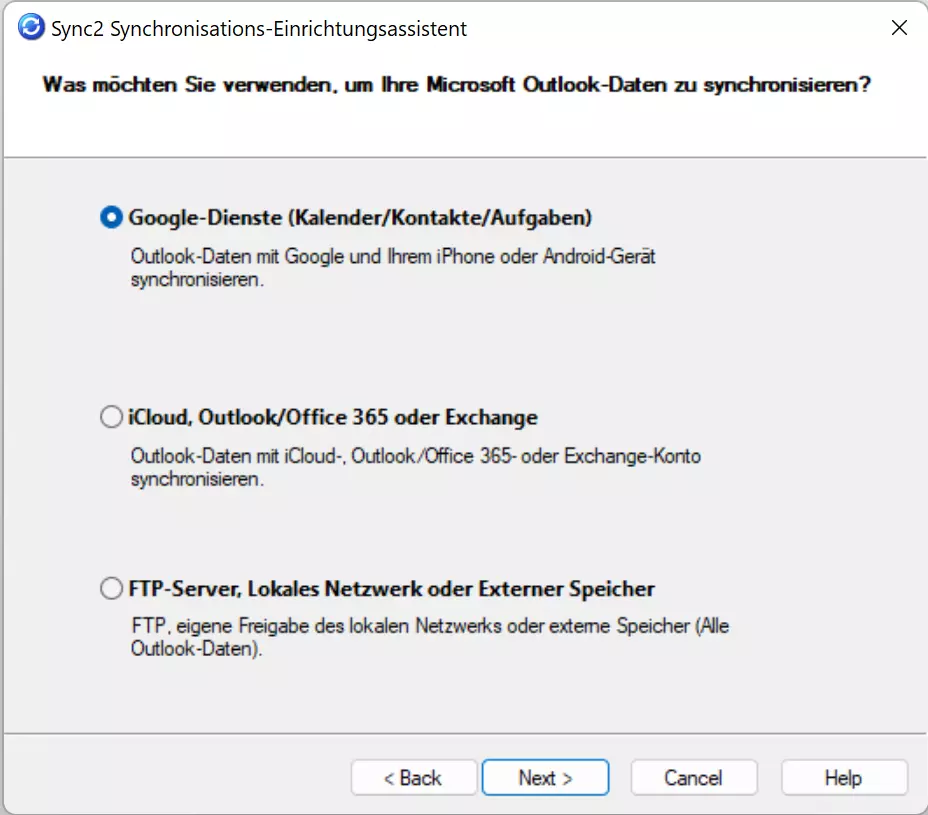 Sync2 Assistent Bild: Sync2 Assistent