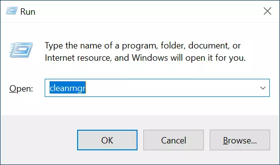 Windows 10: Run dialog Bild: Windows 10: Run dialog