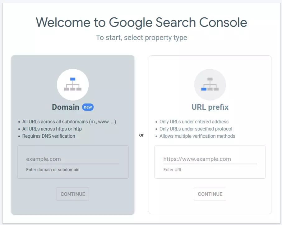 Sign-in page for Google Search Console Bild: Sign-in page for Google Search Console