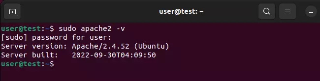 Apache: Find out which version you have in the Ubuntu terminal Bild: Apache: Find out which version you have in the Ubuntu terminal