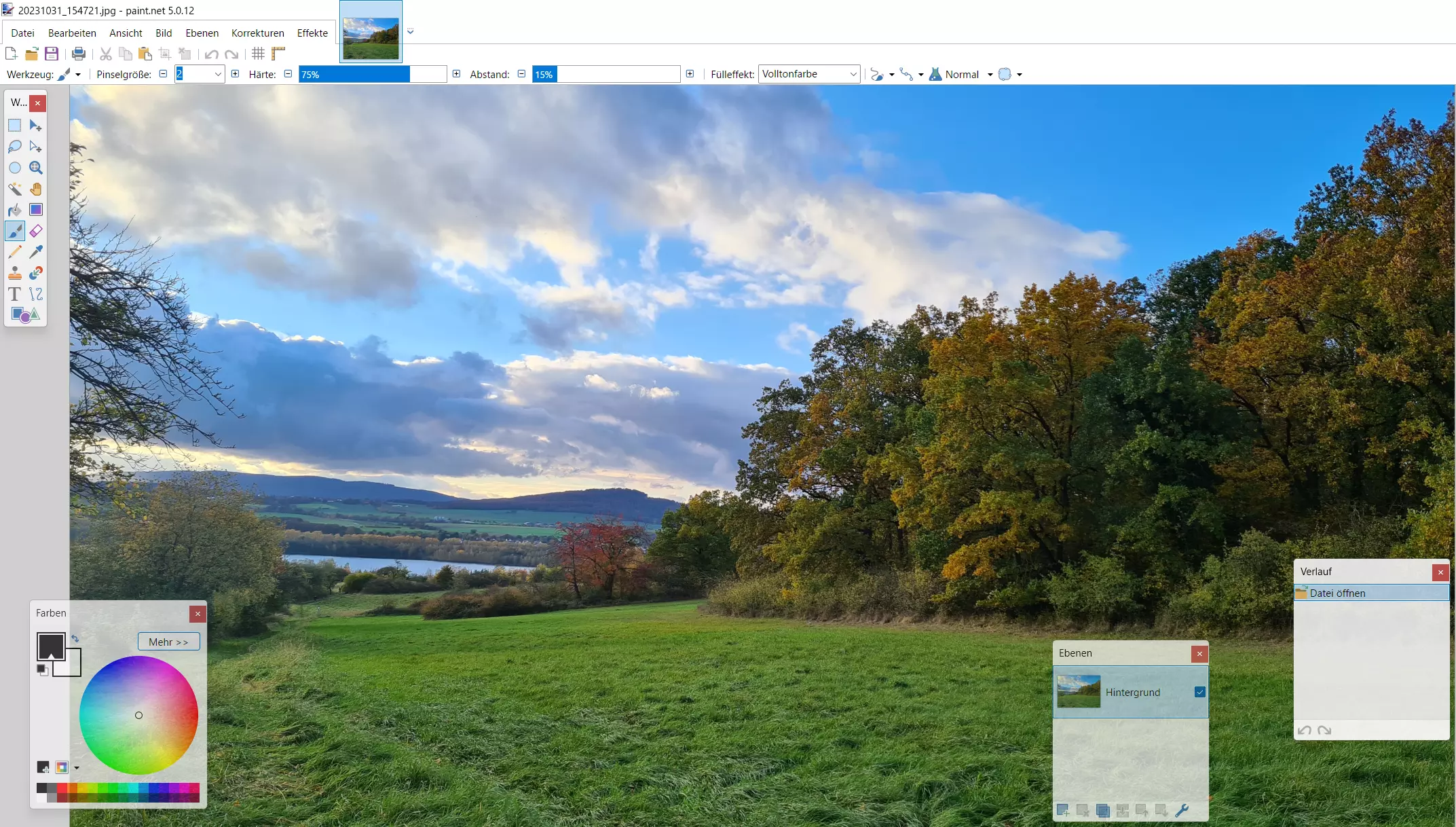Bild: Screenshot von Paint.NET