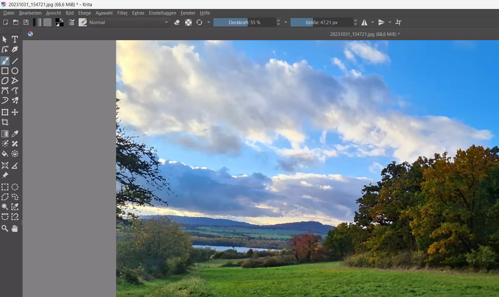 Bild: Screenshot von Krita